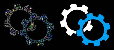 Fişek Kablosu Çerçevesi Vites Simgesi Fişek Benekli