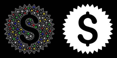 Fişek Kablosu Çerçevesi Finansal Mühürleme Simgesi