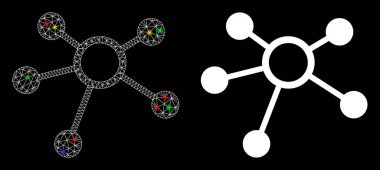 Fişek Noktalı Ağ Bağlantıları Simgesini Patlat