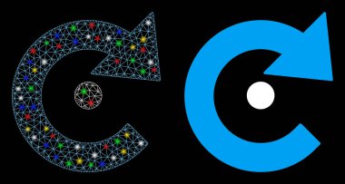 Fişek Leke Döndürme Merkezi Simgesi İşaret Lekeli