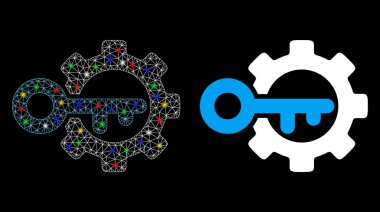 Ağ 2d Anahtar Seçenekleri Simgesini Fişek Benekli Fişekle