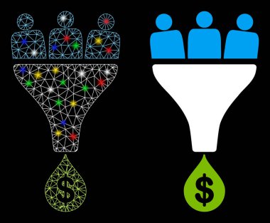 Fişek Ağı Satış hunisi Benekli Simge