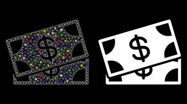 Fişek Ağı 2d Banknotları Benekli Simge