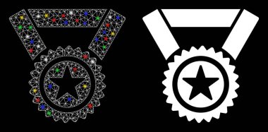 Fişek Lekeli Ağ Kazanan Madalya Simgesi