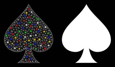 Fişek Ağı Maça Takım Simgesi İşaret Lekeli