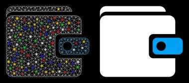 Fişek Ağları 2d Cüzdan Simgesi Benekli