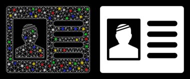 Fişek Kablosu Çerçeve Hasta Kart Simgesi Fişek Benekli