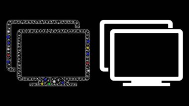 Fişek Ağı 2d Bilgisayar Benekli Simge