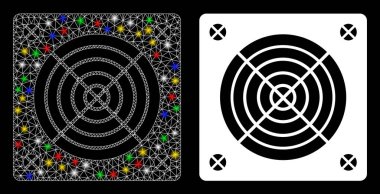 Fişek Lekeli Ağ Ağı Asic Madenci Donanım Simgesi