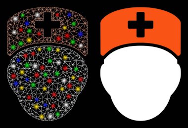 Fişek Kablosu Çerçevesi Doktor Fişek Benekli Baş Simgesi