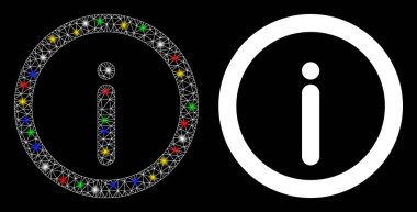 Fişek Benekli Ağ Bilgileri Simgesini Işıkla