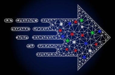 Fişek Kablo Çerçevesi Fişek Benekli Sağ Hareketi