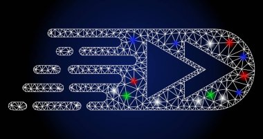 Fişek Kablosu Çerçevesi Hızla ileri sar Fişek Benekleri ile