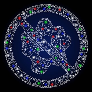 Fişek Ağı 2d Fişek Benekli Mikrop Yok