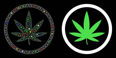 Fişek Kablosu Çerçevesi Kenevir Simgesi Fişek Benekli