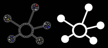 Fişek Kabartma Bağlantısı Simgeyi Beneklerle Bağlar