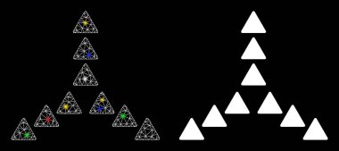 Yönlendirme Üçgeninin Dışındaki Ağ Ağı 'nı Fişek Benekli Simgeyle