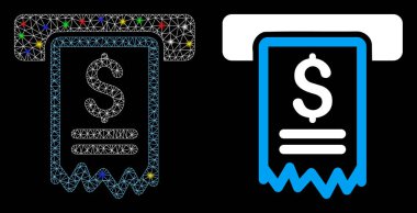 İşaret Fişeği Benekli Ağ İskelesi Çek Ödeme Simgesi