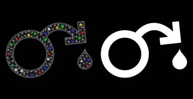 Alev Kablosu Çerçevesi Zührevi Hastalık İktidarsızlık Simgesi