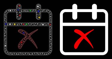 Ağ 2d Işıklı Simgeyi İptal Et