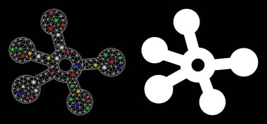 Fişek Kablosu Çerçeve Bağlantıları Alevli Simge Simgesi