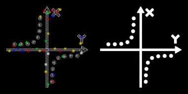 Fişek İşaretli Karkas Hiperbol Çizim Simgesi Simgesi
