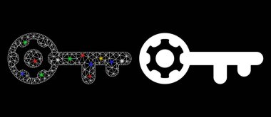 Fişek Kabuğu Anahtar Seçenekleri Simgesini İşaret Noktalarıyla İşaretle