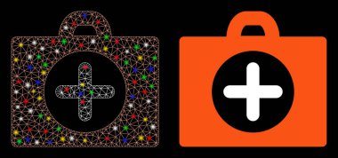 Fişek Ağı 2d Flash Noktalı İlk Yardım Simgesi