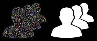 Fişek Kablo Çerçevesi Personel Simgesi İşaret Lekeli Fişek Kablosu Simgesi