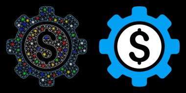 Fişek Kablosu Çerçevesi Finansal Araçlar Simgesi Fişek Benekli