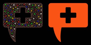 Fişek Kabuğu Tıbbi Yanıt Simgesi İşaret Lekeli