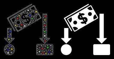 Fişek Kabuğu Para Akımı Simgesi ile Flash Noktaları