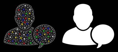 Fişek Kablosu Çerçevesi Kullanıcı İpucu Balon Simgesi Fişek Benekli