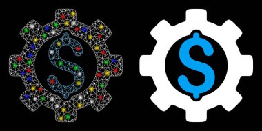 Işıldayan Ağ Geliştirme Işık Noktalı Simge Masrafı