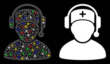 Fişekli Ağ 2d Doktor Çağrı Merkezi Simgesi