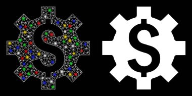 Fişek Kabuğu Dolarlık Seçenekleri Simgesi İşaret Lekeli Simge