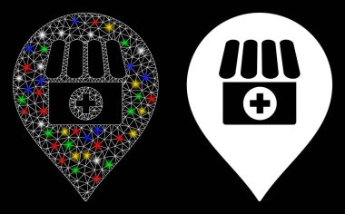 Fişek Lekeleri ile Ağ Ağı İşaretleyici Simgesini İşaretle