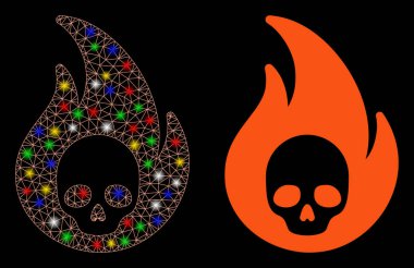 Fişek Lekeli Izgara Ağı Hellfire Simgesi