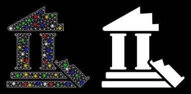 Fişek Kablosu Çerçevesi Tarihi Harabeler Fişek Benekli Simge