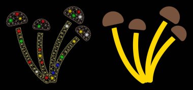 Fişek Kabuğu Mantar Simgesi Benekli Mantar Simgesi