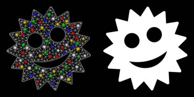 Fişek 2d Gülümse Fişek Benekli Simge Simgesi