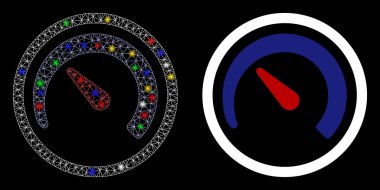 Flare Benekli Ağ Hızölçer Simgesini Patlat