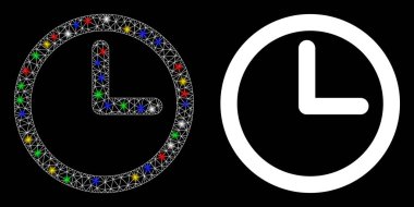 Fişek Kablosu Çerçeve Zaman Simgesi ve Fişek Benekleri