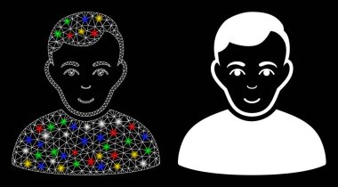 Fişek Noktalı Ağ Kullanıcı Simgesini Işıkla