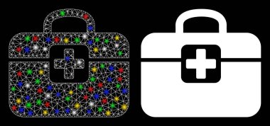 Fişek Kablosu Çerçeve Medkit Simgesi Fişek Benekli