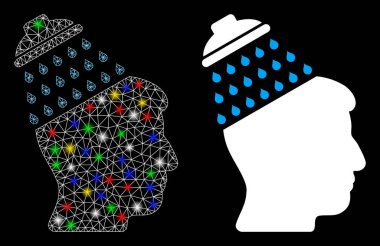 Fişek 2d Beyin Duş Simgesi ve Fişek Benekleri