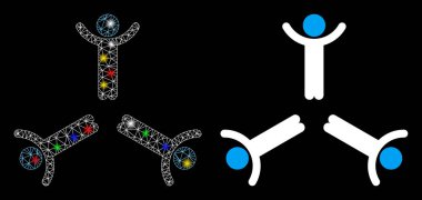 Fişek Kablosu Çerçeve Eller İşaret Lekeli Erkek Simgesi