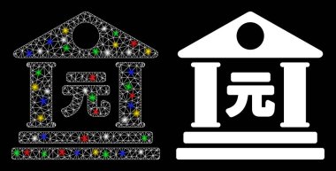 Parlak Ağlı Yuan Bankası Işık Lekeli Simge Oluşturma