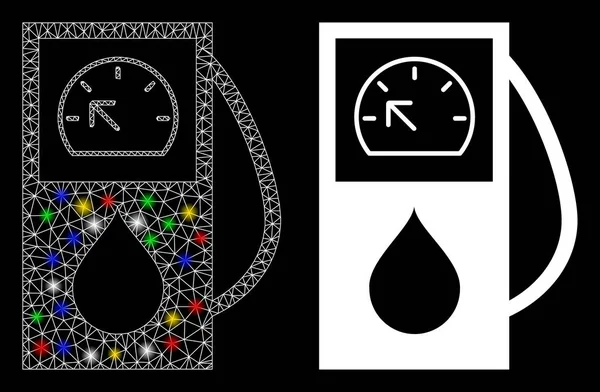 Fişek 2d Benekli Benzin İstasyonu Simgesi