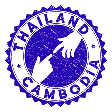 Tayland Kamboçya Yuvarlak Mührü 'nü bağlarken çizilmiş
